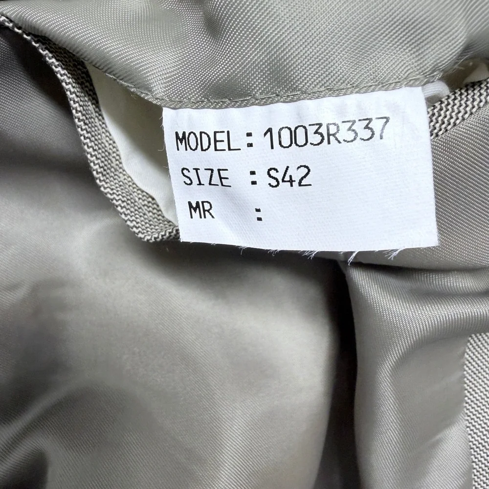 Enrico Gelini Tan Wool Blend 3-Button Blazer Sport Coat Mens 42S
